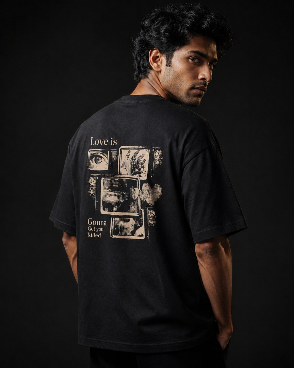 Love Is Gonna Get You Killed – Vintage Oversized Graphic T-Shirt