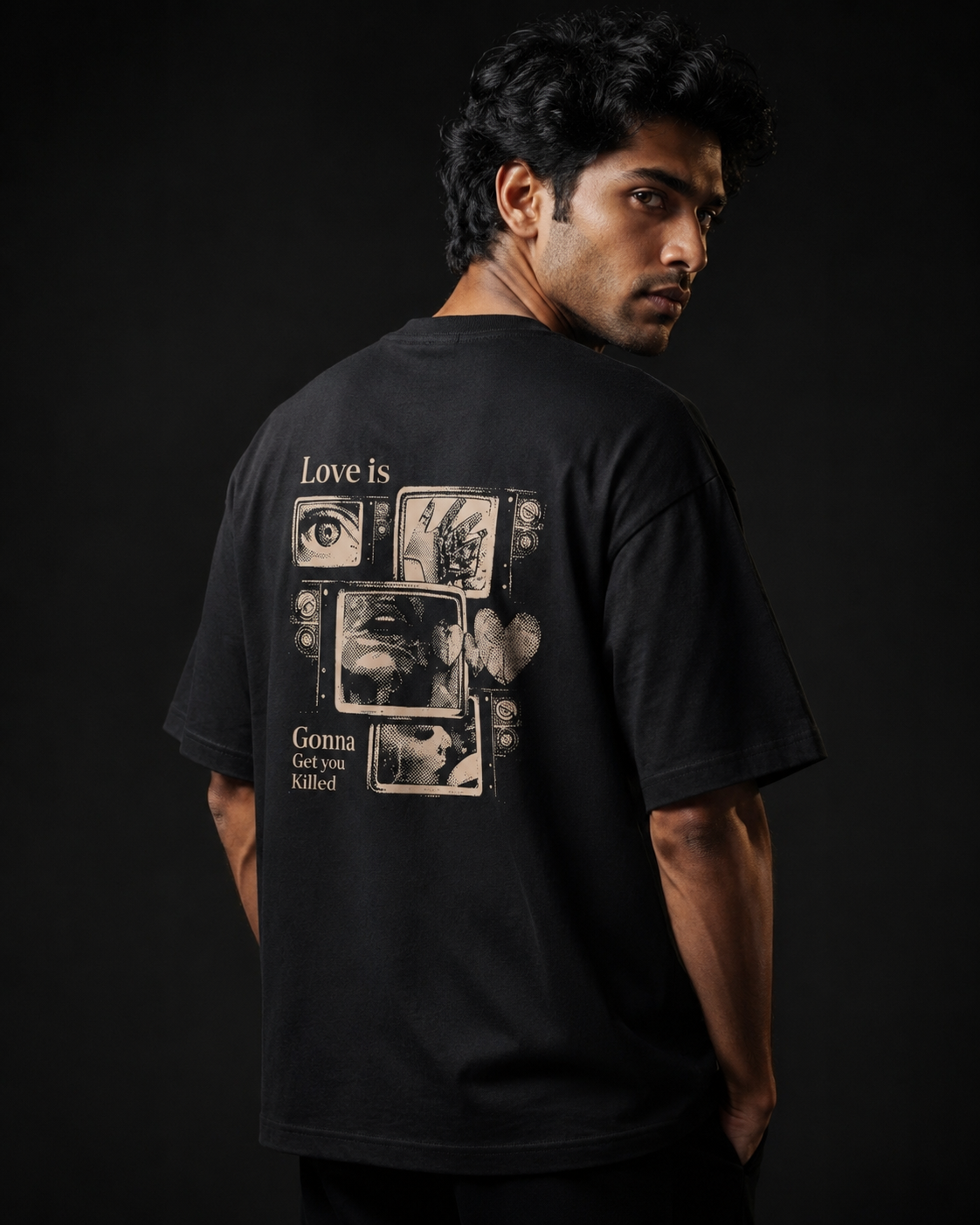 Love Is Gonna Get You Killed – Vintage Oversized Graphic T-Shirt