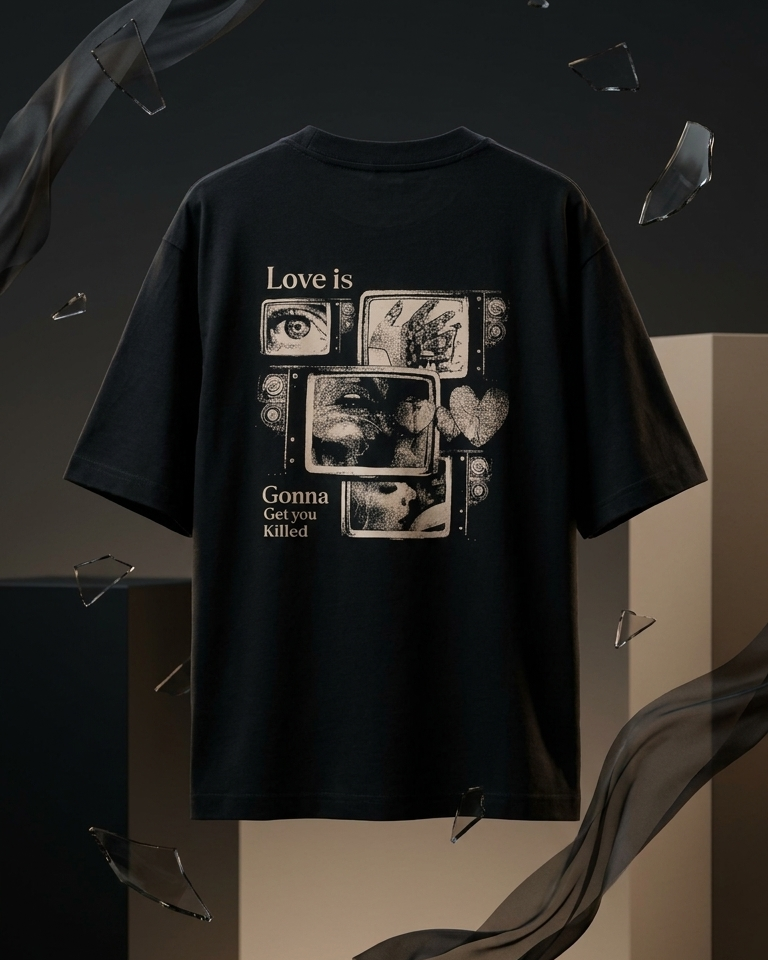 Love Is Gonna Get You Killed – Vintage Oversized Graphic T-Shirt